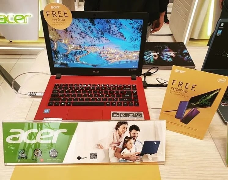 Buy Acer or Predator Laptop and Get A Free Realme Smartphone