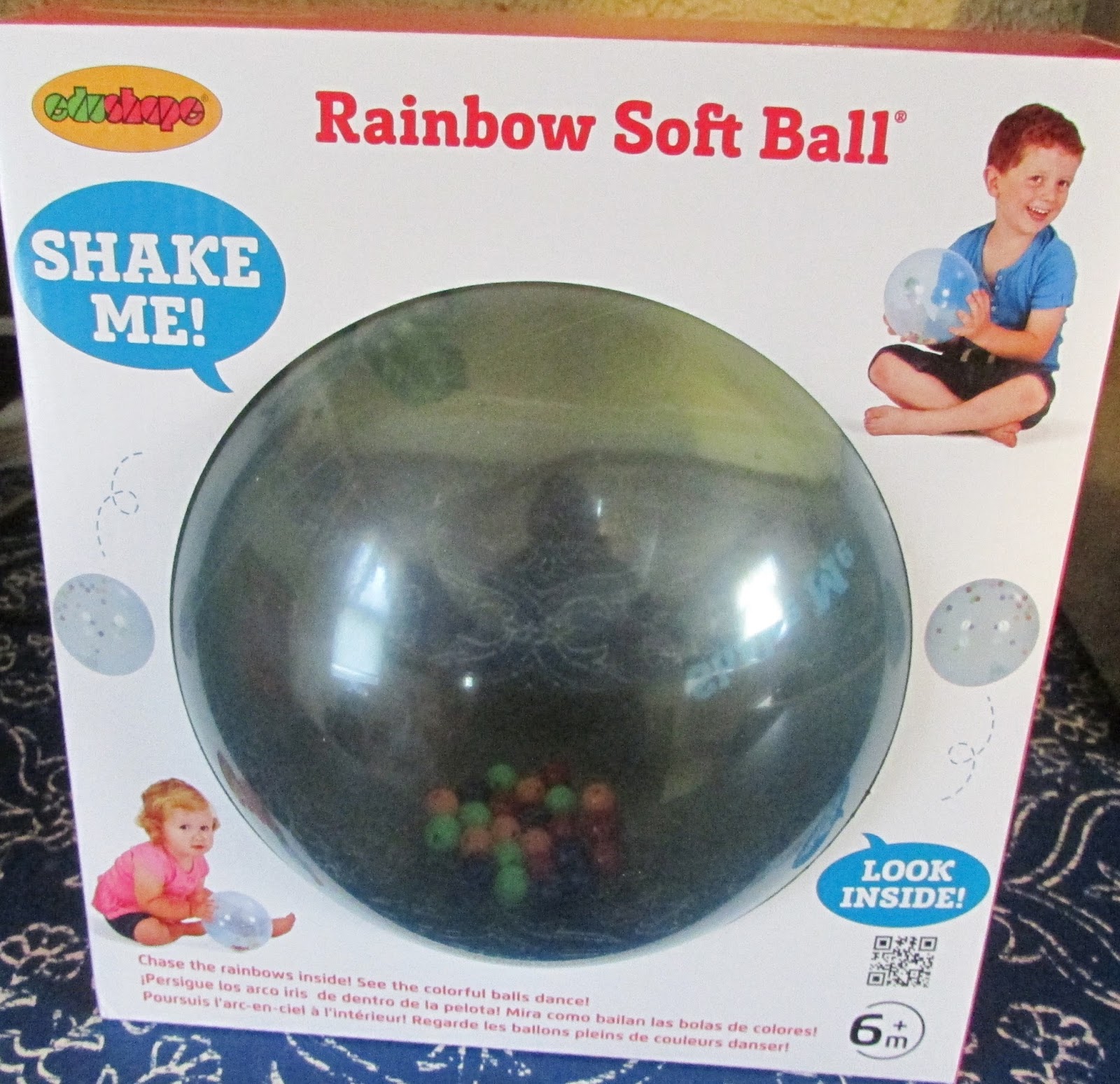 edushape rainbow soft ball