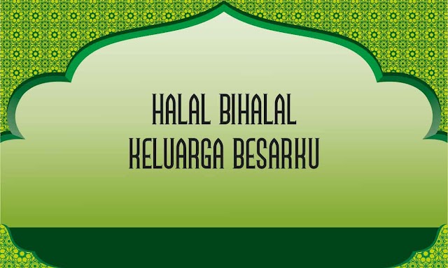 Desain Spanduk Halal Bihalal, Muharram dan Hari Besar Islam (PHBI) Keren Terbaru