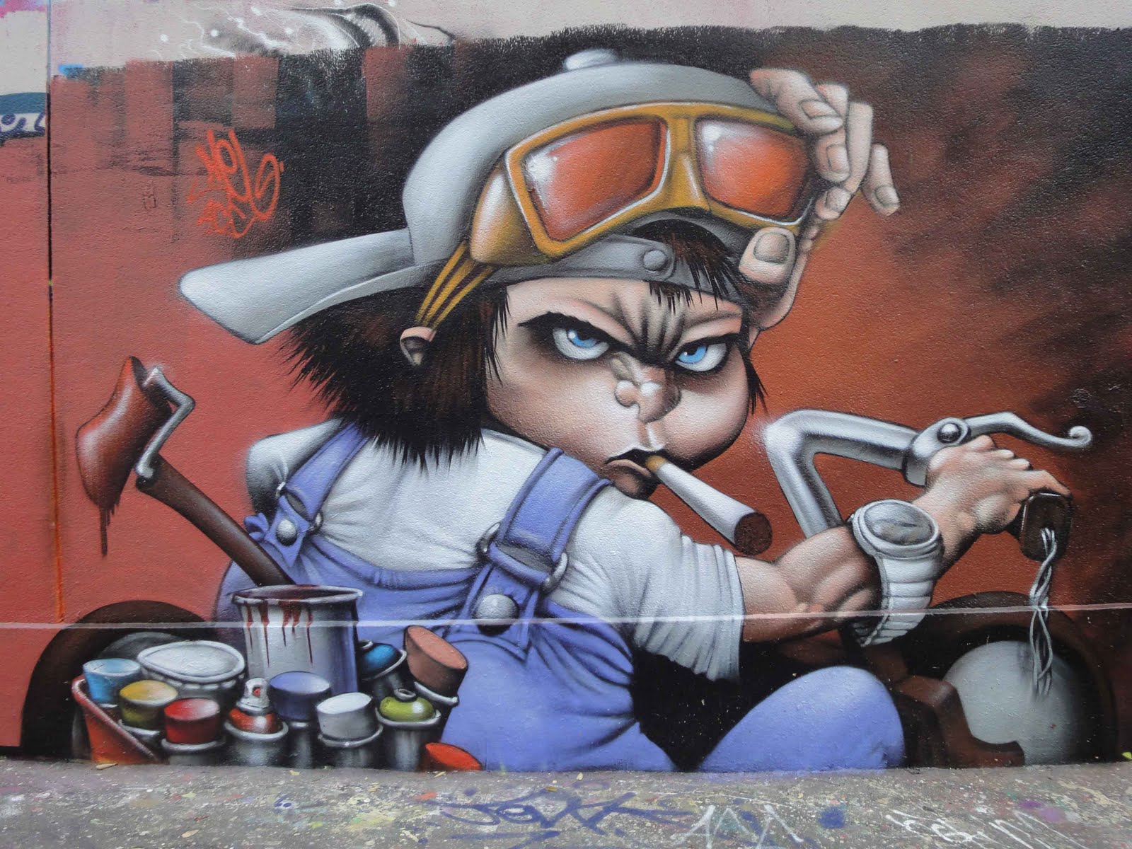 Europe au pif Graffiti