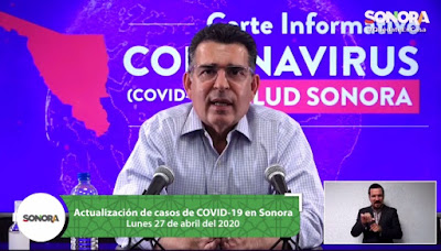 Este día se presentaron en Sonora 4 defunciones por Covid-19 y 14 casos nuevos confirmados, incluyendo uno en Huatabampo