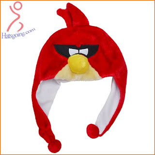 Red Space Angry Birds Hats