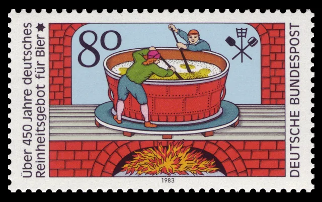 German beer law stamp