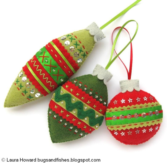 Threading My Way 12 Felt DIY Christmas Ornaments Tutorials Easy To threading-my-way-12-felt-diy-christmas-ornaments-tutorials-easy-to