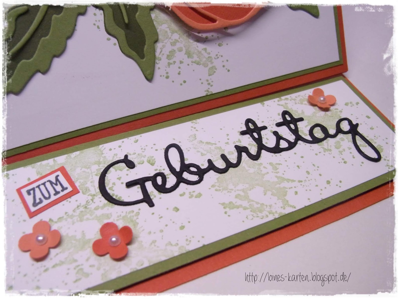 Bines Karten: Easelcard mit Mohnblüten Bines Karten: Easelcard mit Mohnblüten