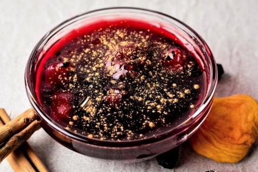 Easy purple Mazamorra recipe