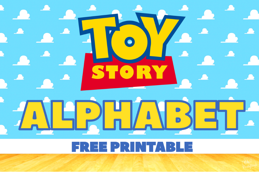 Toy Story Letters Oh Partyland Toy Story Letters Oh Partyland