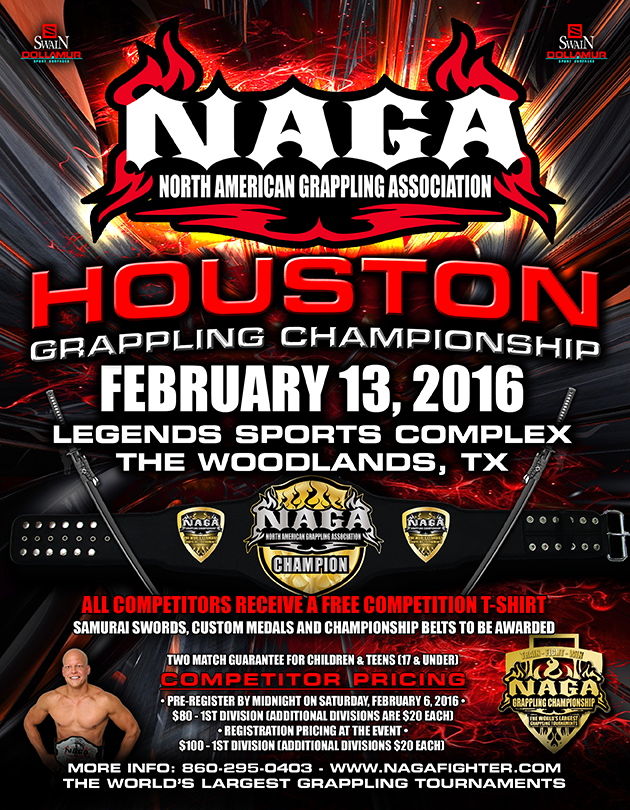 BJJ ONE NEWS 2016 NAGA HOUSTON GRAPPLING CHAMPIONSHIP