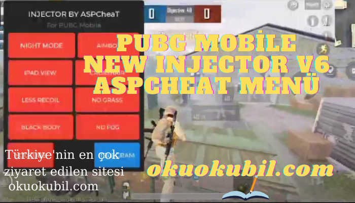 Pubg Mobile 1.1.0 KR New Injector v6 ASPCheat Menü İndir 2021