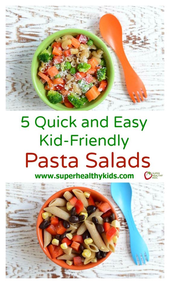5 Quick and Easy Kid-Friendly Pasta Salads - Modern Recipes