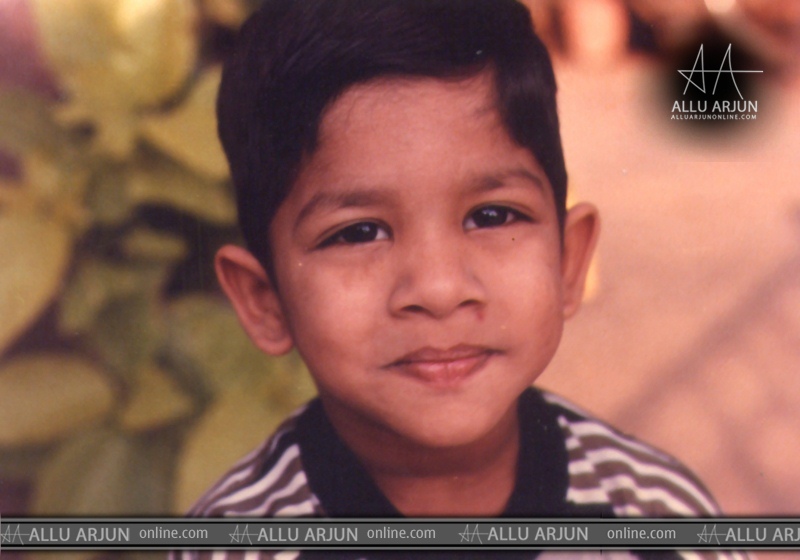 Actor Allu Arjun Childhood Pics