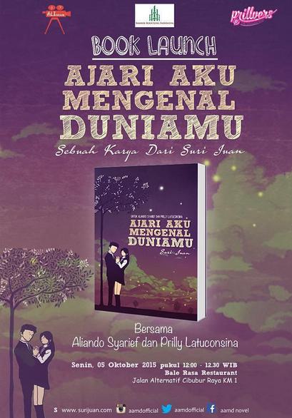 Launching Perdana Novel AAMD - Blog tentang Aliando dan Prilly