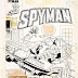 Jim Steranko original art - Spyman #1 cover