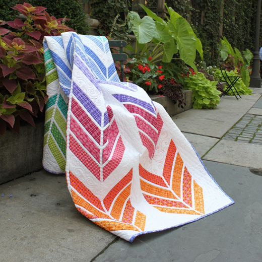 Quilting Land Jelly Roll Zig Zag Quilt