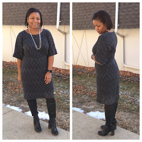 cabi uptown sweater dress
