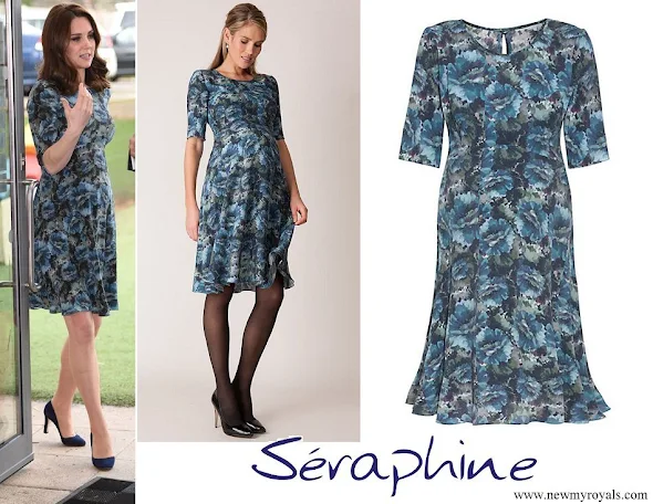 Kate Middleton wore Seraphine Florrie Floral Print Dress