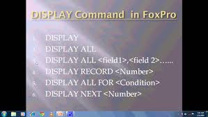 Foxpro Commands With Example Pdf Foxpro Commands With Example Pdf