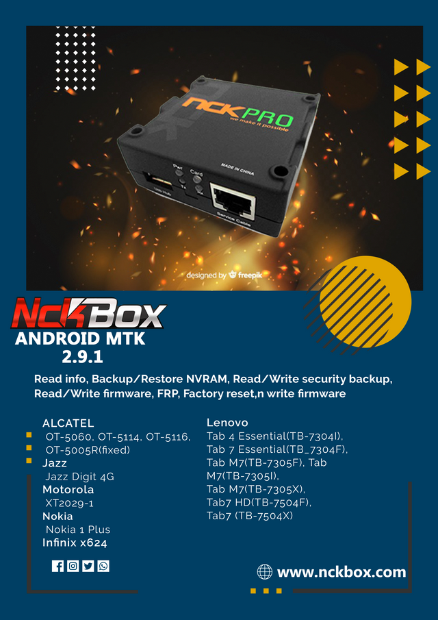 NCK Box / NCK Pro Box Android MTK Module v2.9.1 Update Released - [08/09/2020]