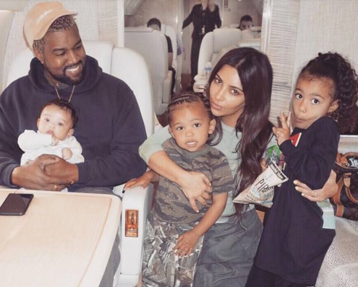 Kim Kardashian and Kanye West: daughter North and son Saint