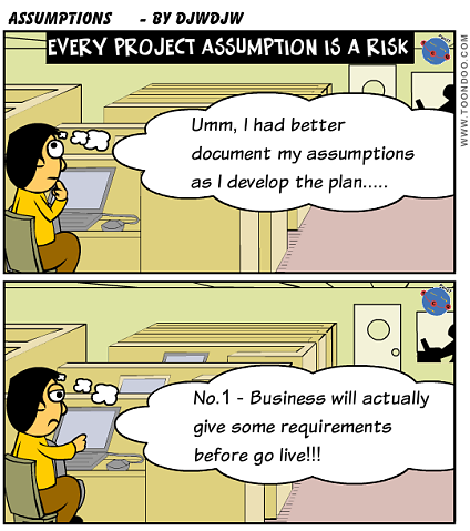 Every Project Assumption is a Risk