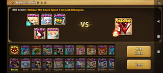 Dragon's Lair B10 Farming Guide Speed Team Tim Dragon B10 Terbaik Summoners War
