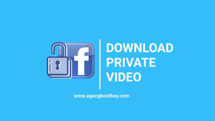 Cara download video facebook yang di private di android