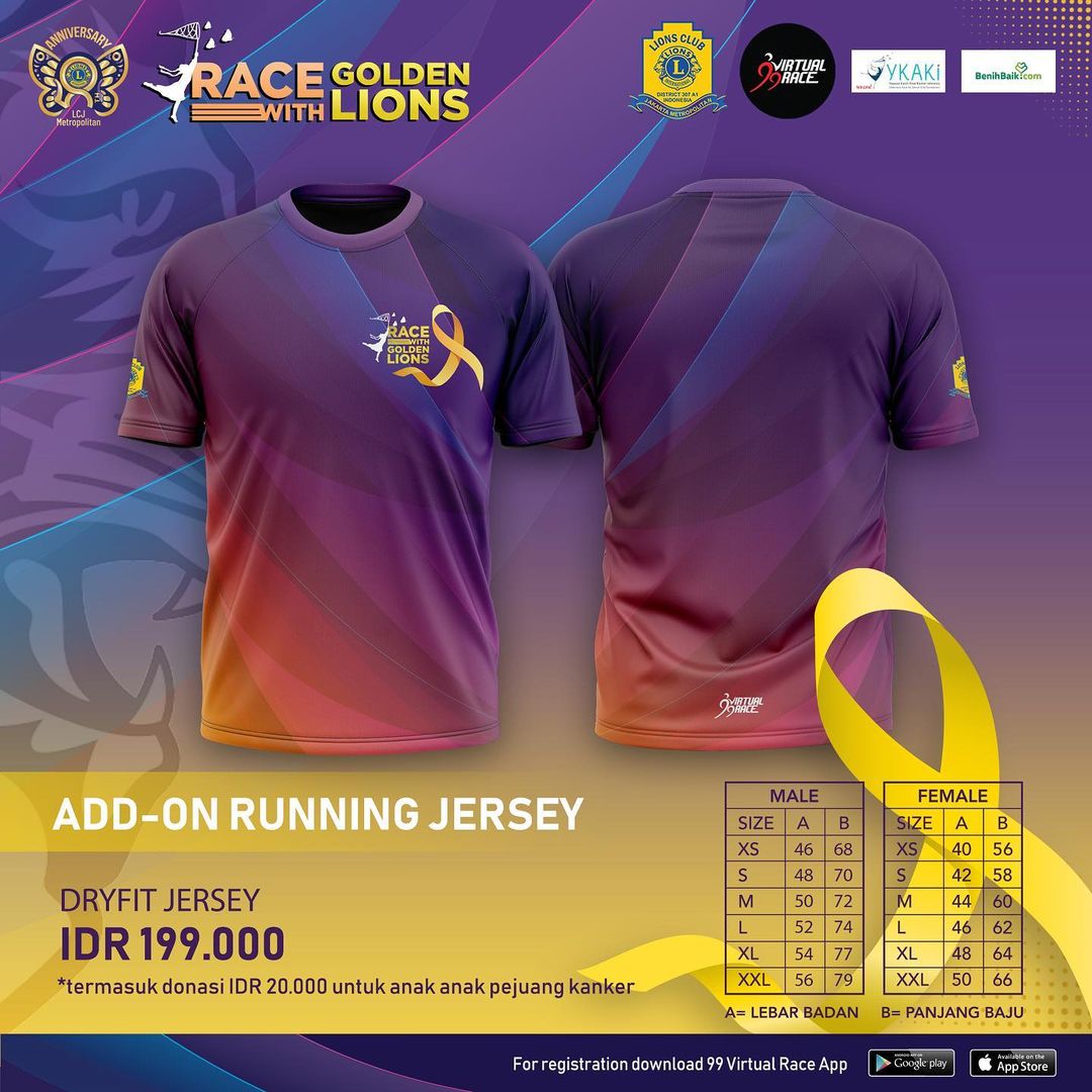 Running Jersey 🔍 Race with Golden Lions • 2021 Running Jersey 👕 Race with Golden Lions • 2021