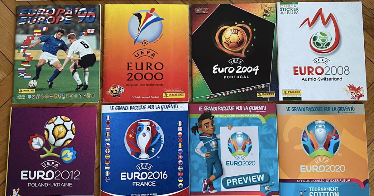 Figurine Mondiali Europei Tutte le copertine degli album Panini