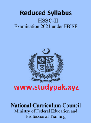 HSSC 2, 2nd year class 12 smart syllabus 2020 pdf