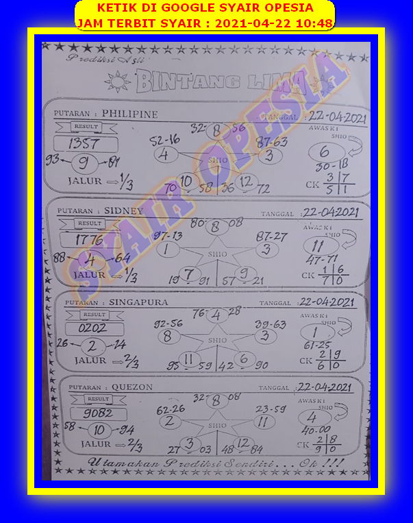 PREDIKSI SGP YOHII