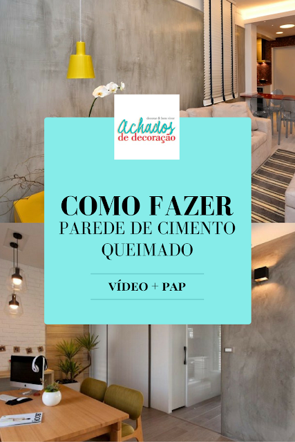 Como fazer parede de cimento queimado. Mistura pronta Faça Você Mesma. Blog Achados de Decoração Como fazer parede de cimento queimado. Mistura pronta Faça Você Mesma. Blog Achados de Decoração