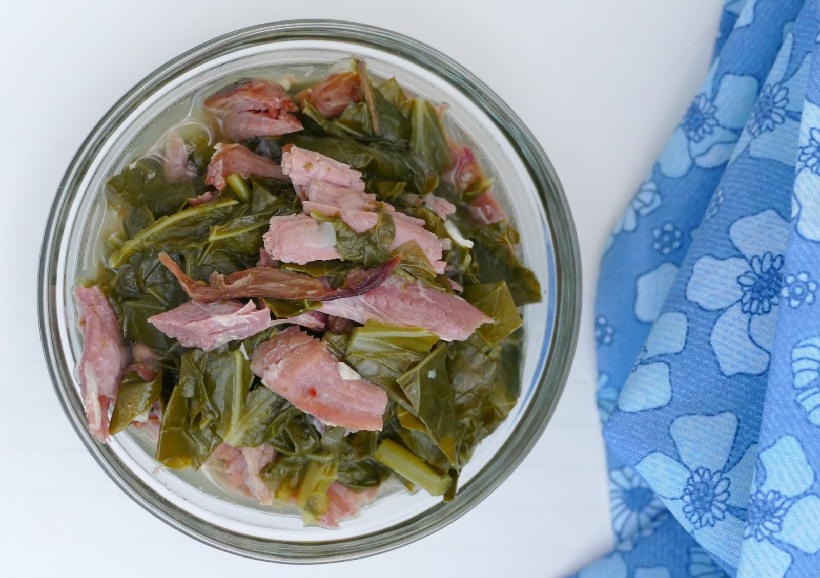 Collard or Turnip Greens with Smoked Turkey Leg Recipe
