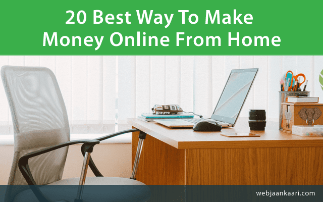 How to make money online from home