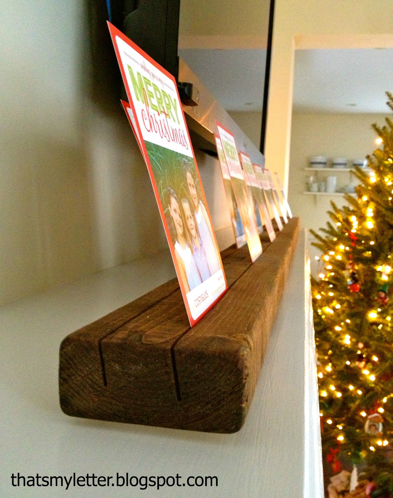 That s My Letter 2x4 Holiday Card Holder That s My Letter 2x4 Holiday Card Holder