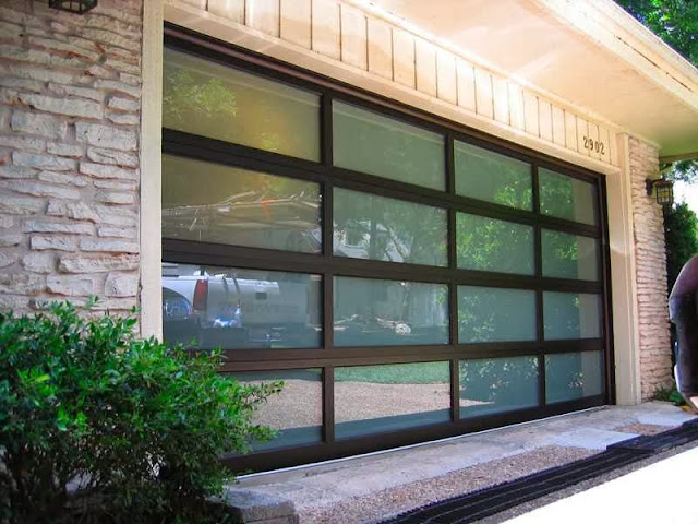 Glass Garage door photo