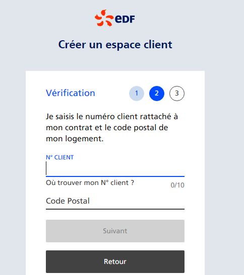 numéro client edf