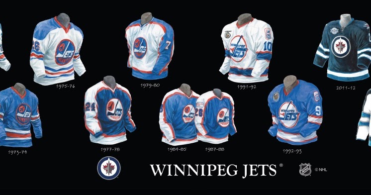 winnipeg jets jersey history
