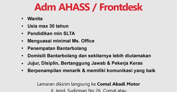 Comal Abadi Motor