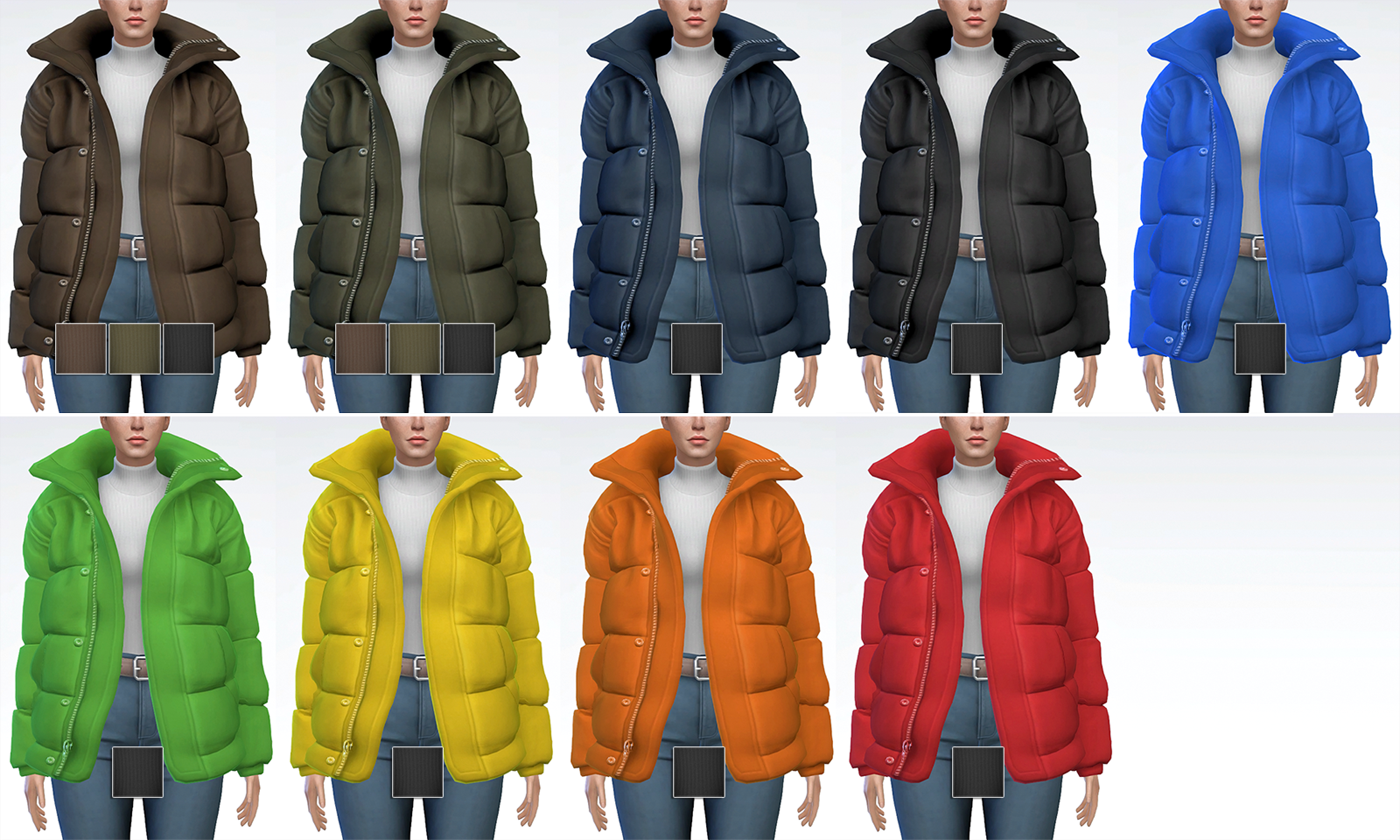 Oversized Puffer Jacket - Females (Early Access) - Released