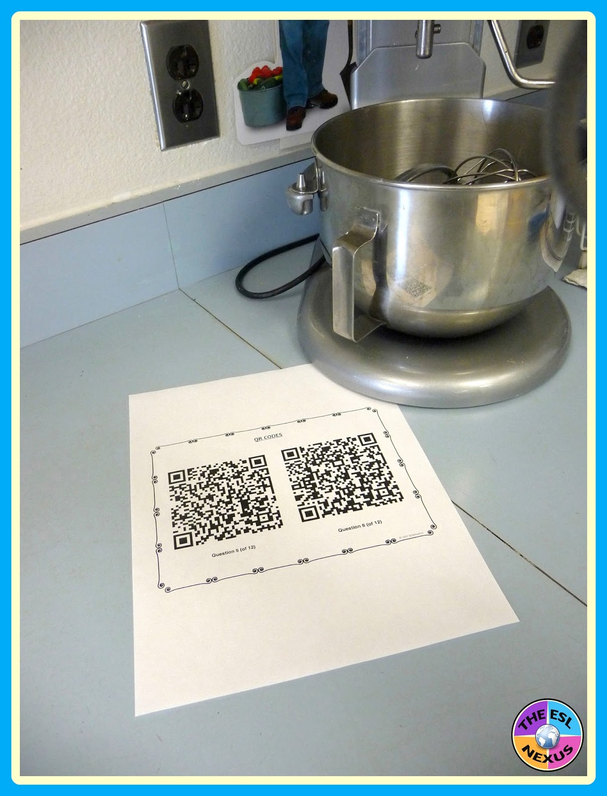 How to easily create a QR code scavenger hunt & lessons learned after implementing one for the first time | The ESL Connection