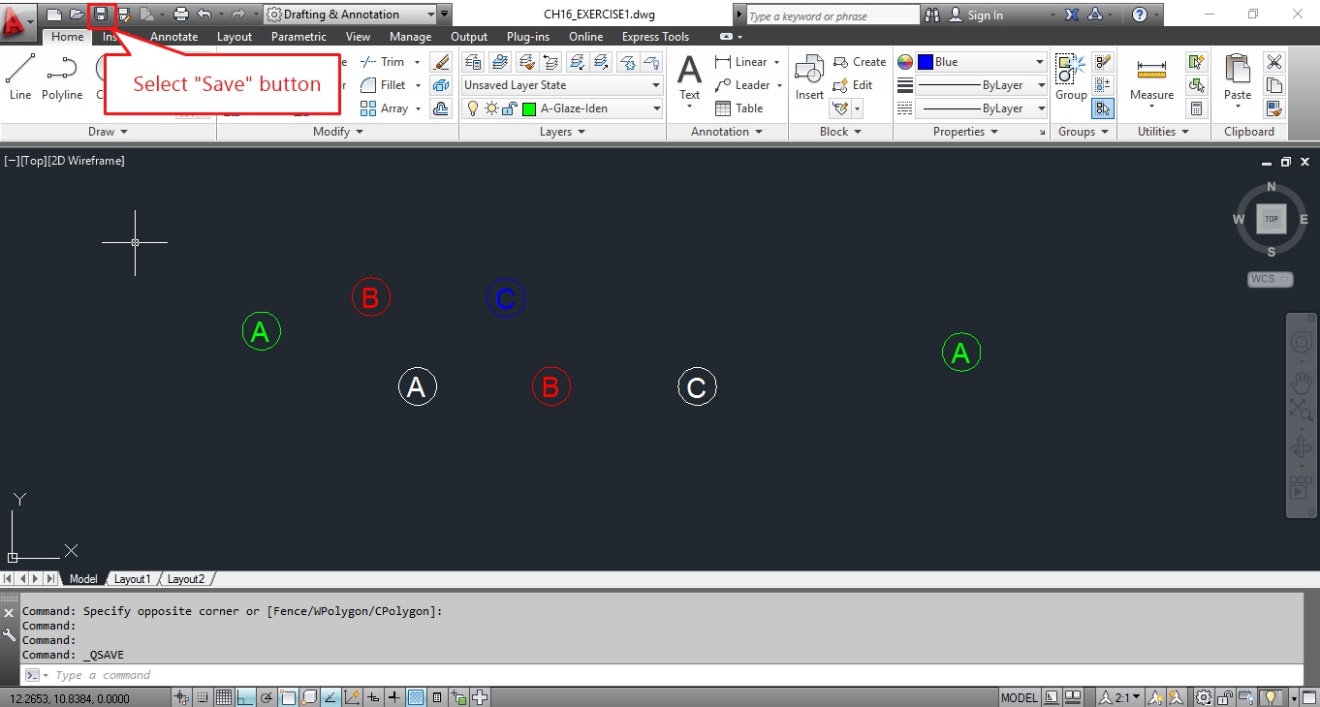 Step by step procedure to insert blocks in AutoCAD