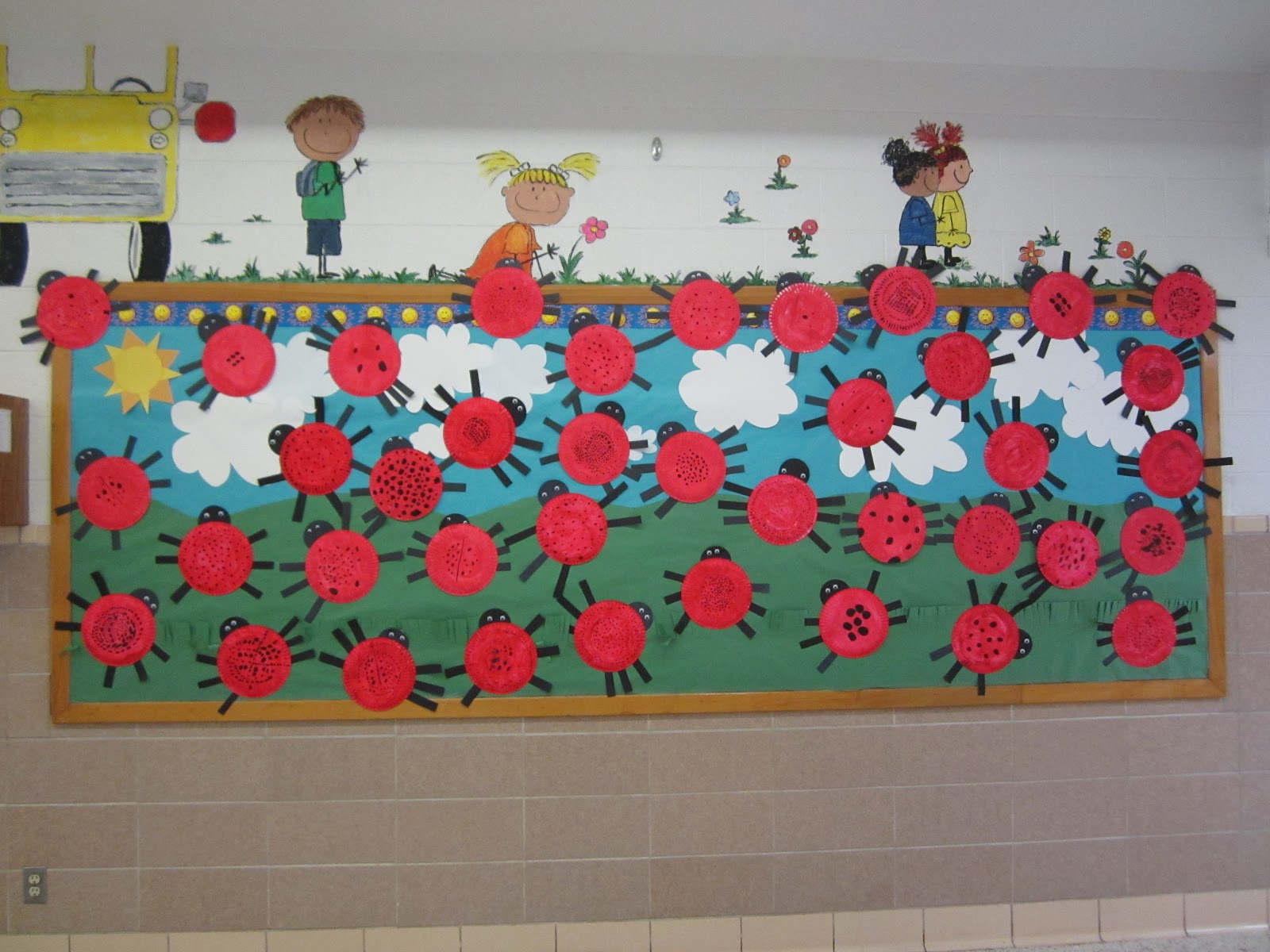 Teaching Little Miracles Ladybugs, Ladybugs Cute Bulletin Board Idea!
