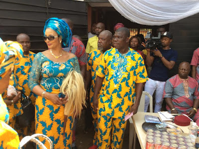 Bianca Ojukwu pictured at the funeral of Igbo Regent Onowu Igbonine, Chief Ozua Okoye 146