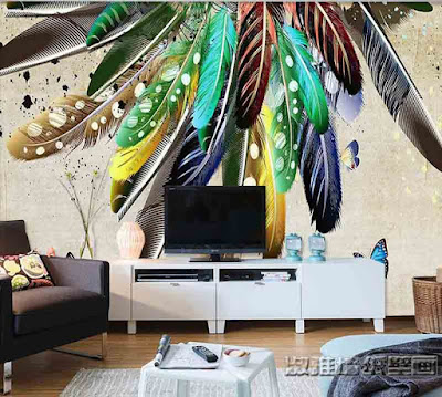 amazing 3D wallpaper for living room walls 3D wall murals images designs (2)