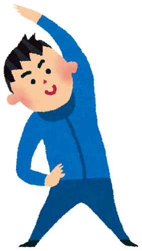 体操のイラスト（男性）