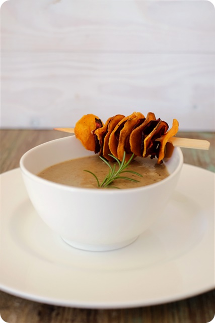 Fräulein M. kocht!: Pastinaken-Pilz-Suppe mit Süßkartoffel- und rote ...