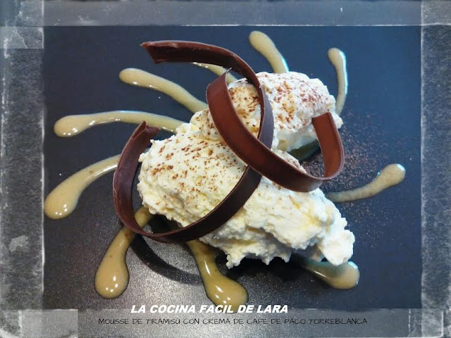 Mousse de tiramisú con crema de café de Paco Torreblanca - La cocina fácil de Lara