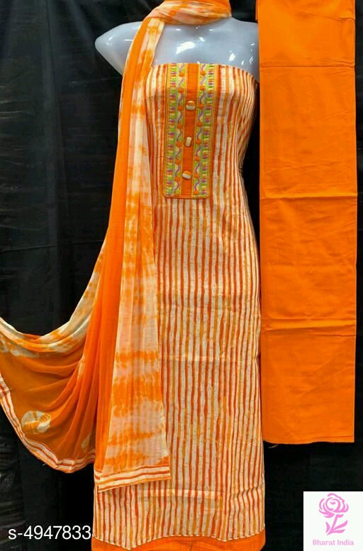 Cotton Dress material offer limited period, ₹840/ Free , Whatsapp+919199626046