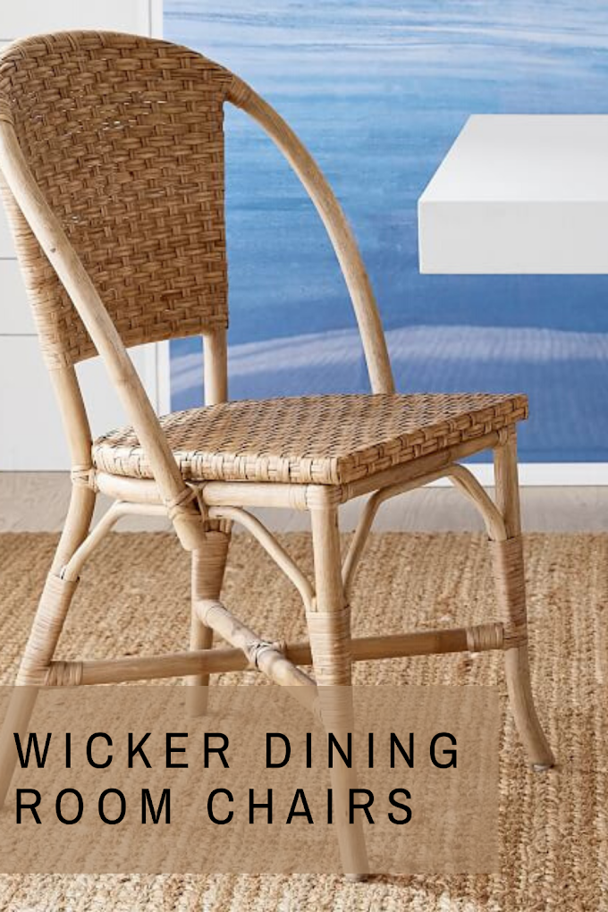 Wicker Dining Room Chairs Makeover