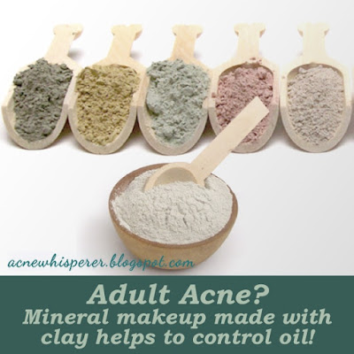 Clay can be an integral part of an acne clearing program, even great in mineral makeup!